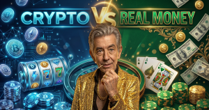 Crypto vs Real-Money Casinos: 8-Axis Comparison (2026)