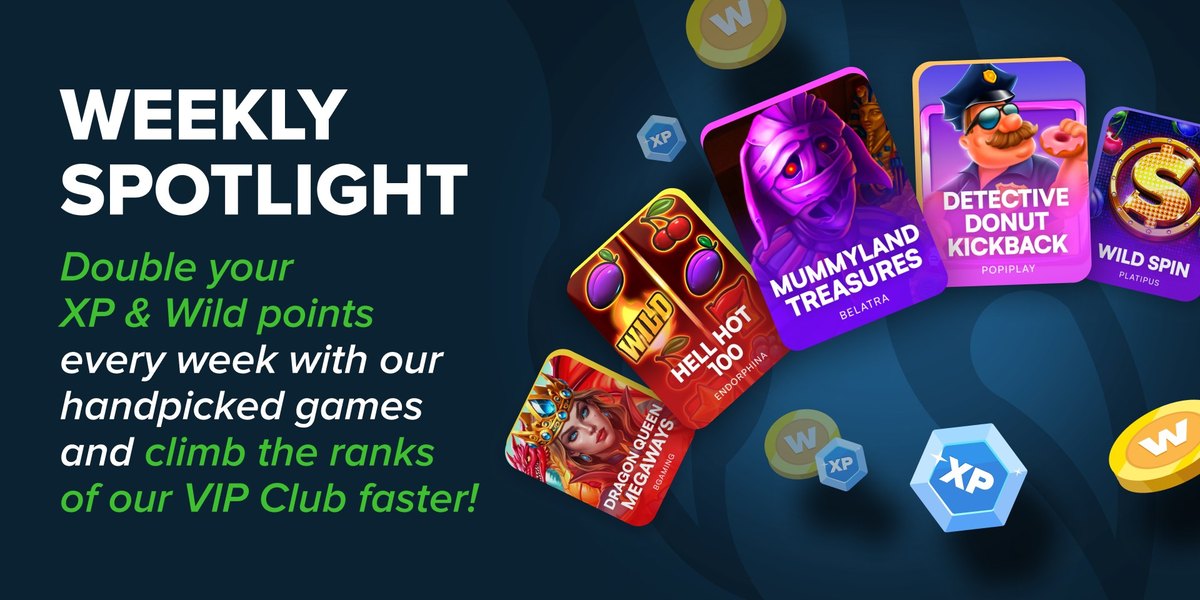 Wild.io weekly spotlight rewards with XP and Wild points
