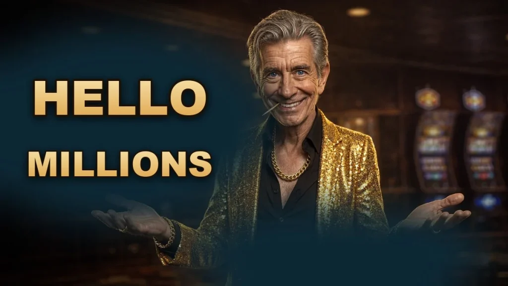 Hello Millions bonus, Chip in his gold sequin blazer