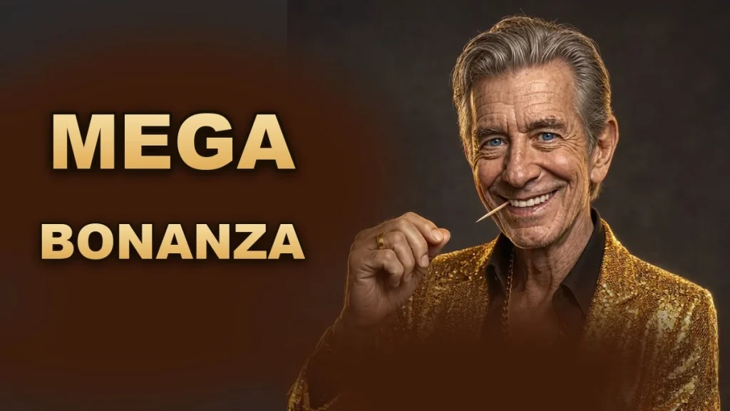 Mega Bonanza bonus, Chip in his gold sequin blazer